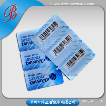 3 up Keychain Combo Card with Bar Code Each